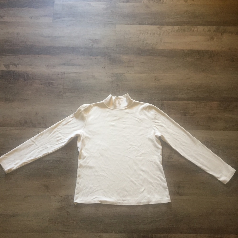 Cream Color Turtle Neck